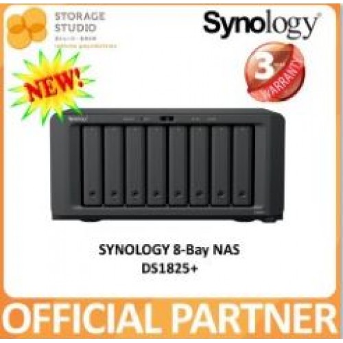SYNOLOGY DS1825+ 8 Bay DiskStation Enclosure. Singapore Local 3 Years Warranty